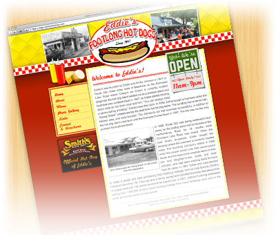 Eddie’s Footlong Hotdogs
